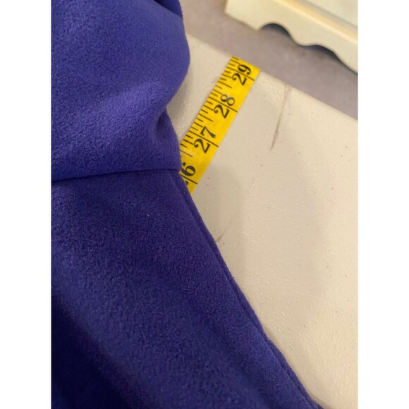 Catherines Purple Open Front Coat Grommet Detail 2X 22/24W - Picture 7 of 10